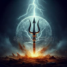 Digital Image Picture Photo Wallpaper Background Desktop Art Trident #A307