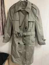 DEFENSE LOGISTICS AGENCY American  Apparel All Weather Coat Sz 34 10R Womens