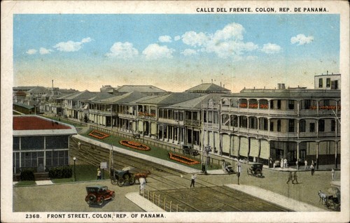 Carte Postale Ancienne – Panama, Harbour Of Colon (b26338)