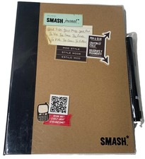 K&Company Smash Book Mod Style Black Memory Scrapbook Journal Wire Bound Unused