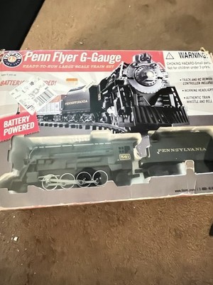 Lionel Pennsylvania Flyer Train Set G-Gauge Remote Controlled 17' Track Read