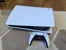Image for Sony PS5 Blu-Ray Edition Console - White + Controller & Leads