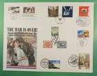 DR WHO 1995 FDC WWII 50TH ANIV MIXED FRANK RUSSIA/GB/GERMANY LR34120