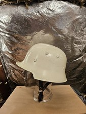 Militaria / Feuerschutzpolizei Stahlhelm /Salzstreuerhelm M34