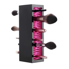 Makeup Brushes Holder Organizer, Silicone Vanity Drying Rack Display Storage ...