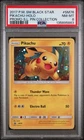 2017 POKEMON SM PROMO SHINING LEGENDS PIN COLLECTION PIKACHU-HOLO PSA 8