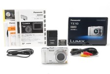[Top MINT]  Panasonic LUMIX DMC-TZ10 12.1MP 12x Zoom Digital Camera Silver JAPAN