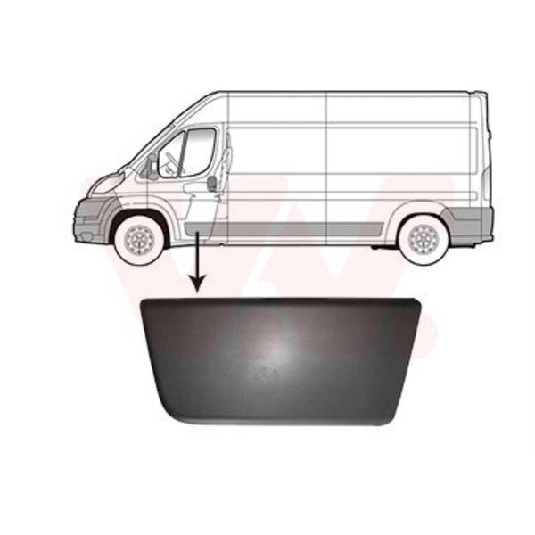 VAN Wezel Zier Schutzleiste TüR Vorne Links FüR Fiat Ducato Kasten 250_ 0982403-image