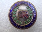 Obsolete 1920's NATIONAL FIRE BRIGADES ASSOCIATION Enamel Lapel Badge J R Gaunt