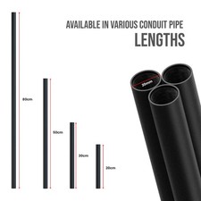 20mm Black Steel Round Conduit Pipe Fitting Electrical Conduit System