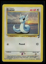 Pokémon TCG Dratini Base Set 2 38/130 Regular Unlimited Uncommon - Vintage 1999