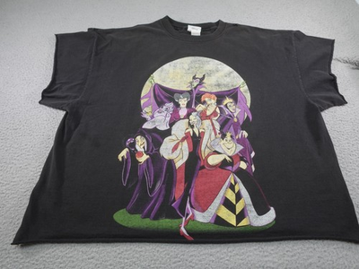 #ad Vintage Disney Villains Bad Girls Shirt Mens One Size Black Maleficent 90s Rare $118.29