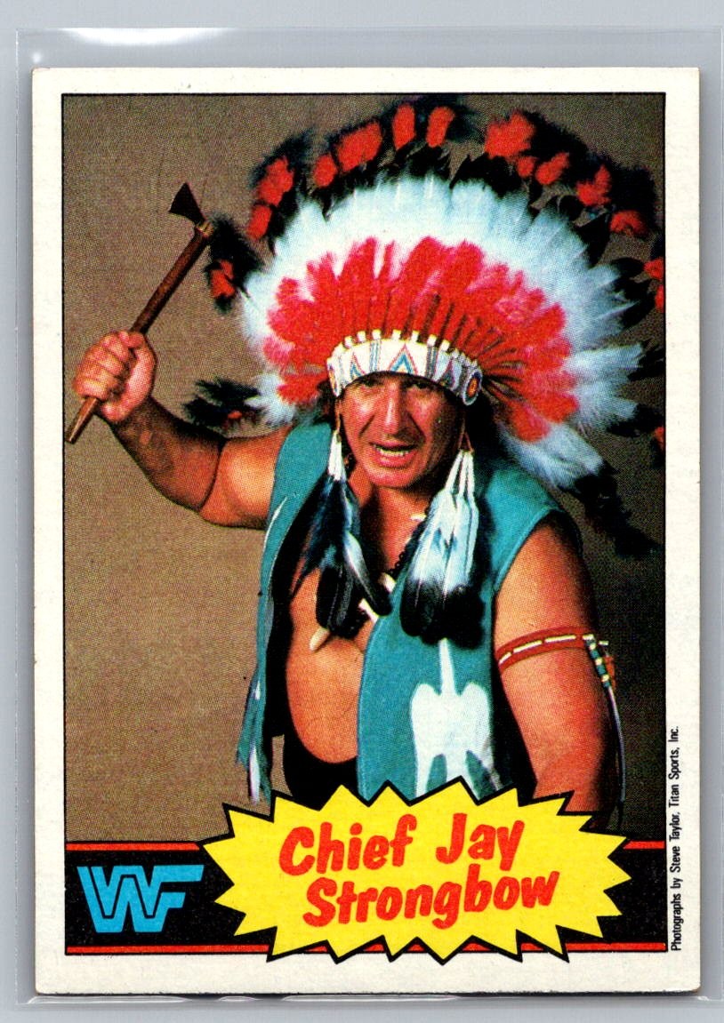 1985 Topps WWF Pro Wrestling Stars #20 Chief Jay Strongbow