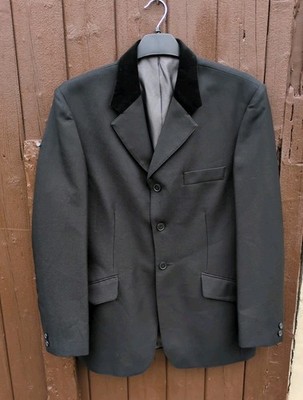 Neu ohne Etikett Sherwood Forest Herren Show Jacke - Größe 40, schwarz *kostenloser Versand*