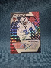 15/99🔥Red Mosaic Auto🔥Trevon Diggs 2023 Panini Mosaic Prizm