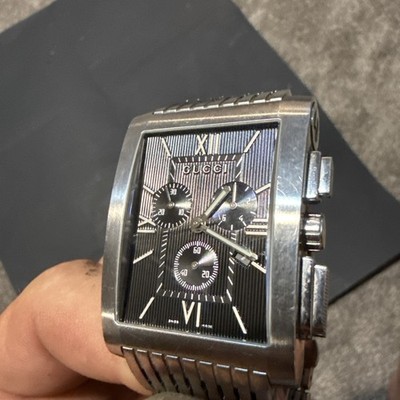 GUCCI G Metro 8600M Black Dial 35mm Quartz Men's Watch Quartz