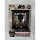 Funko Star Wars 10-Inch Mandalorian with The Child #380 Chrome W/ Protector