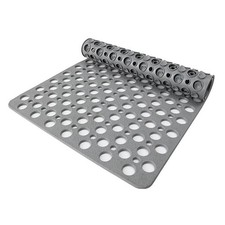 Shower Mat Non Slip with Suction Cups and Holes, 30X17 in 75X43 Cm A4C87316