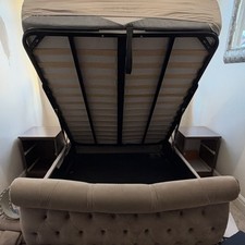 Double Ottoman Storage Bed with Mattress