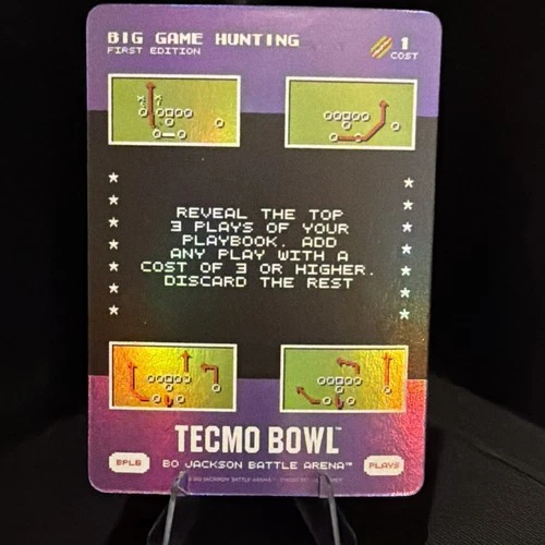 2026 Bo Jackson Battle Arena Tecmo Bowl Big Game Hunting Bonus Play BPL6