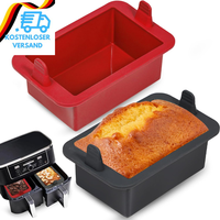 Webake Brotbackform Klein Silikon FüR HeißLuftfritteuse 2 StüCk Air Fryer Siliko