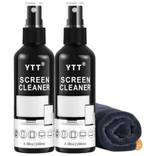 Versatile 2-Pack Screen Cleaner with 100ml Sprays  Microfiber - Ideal for Home