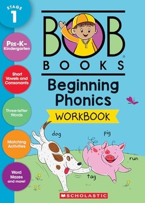Bob Books - Beginning Phonics Workbook Phonics, Writing -  NEW Scholastic
