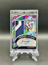 2021 Spectra Radiant Rookie Patch Auto Simi Fehoko #/75 🔥🔥