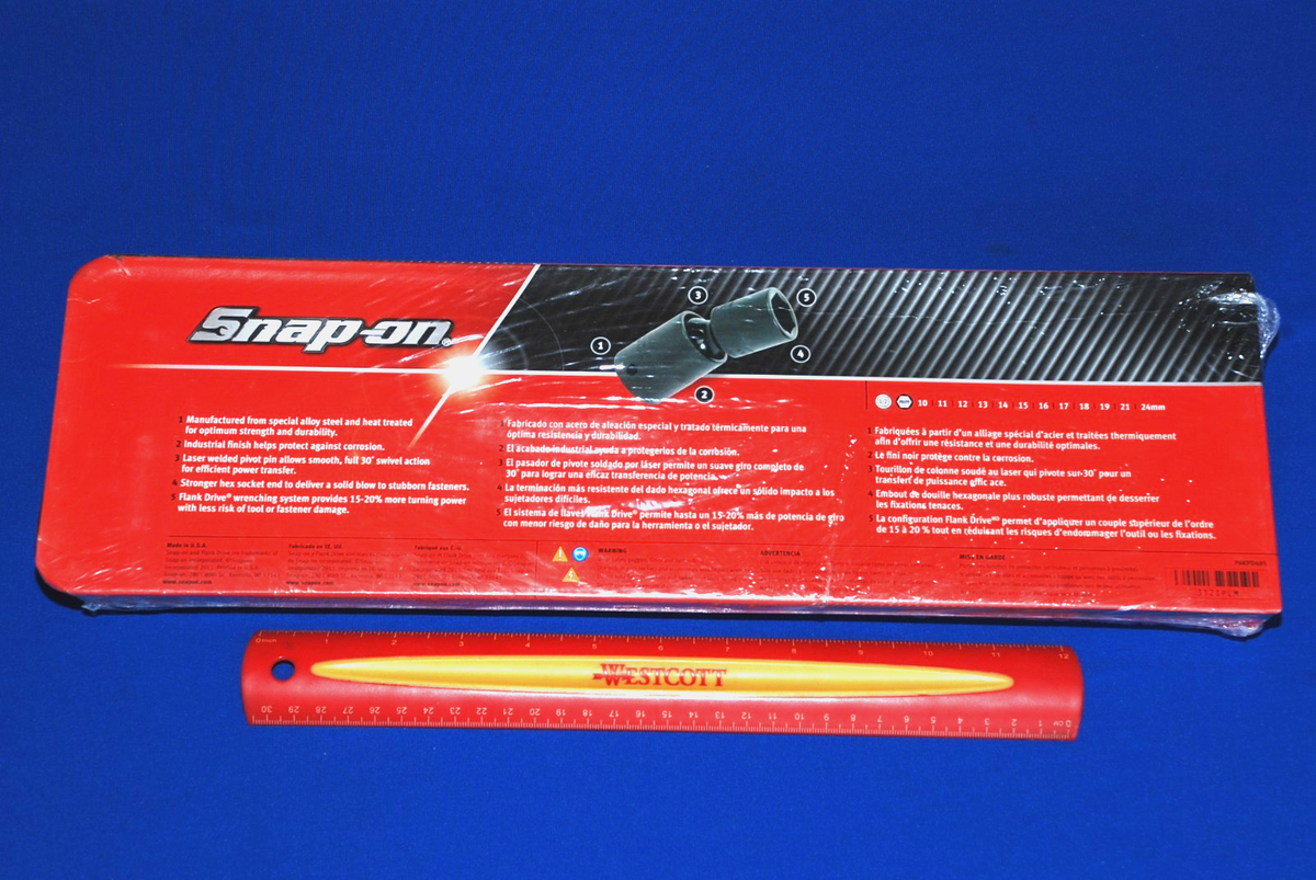 Snap-on 312IPLM 12pc Shallow Swivel Impact Socket Set for sale