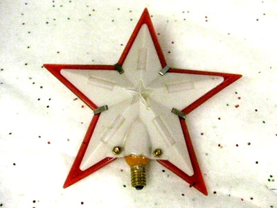 Vintage Paramount C6 Star Christmas Tree topper ( 2109) TST