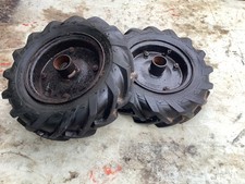 merry tiller rotavator travel Wheels 3.00-6 fair condition good year