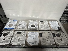 (Lot Of 10) 500GB 2.5” Thin SATA HDD Laptop Hard Drive 100% Health Mixed Brands