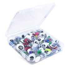 Wiggle Googly Eyes Self Adhesive, Mixed Sizes 6mm, 8mm, 10mm, 12mm, 15mm 300 
