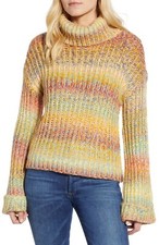 RD Style Limited Edition Womens Turtleneck Knit Sweater Long Sleeve Size M