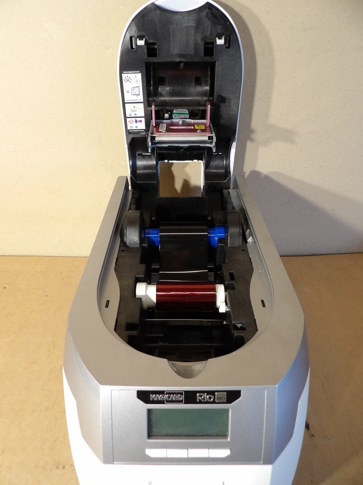 Magicard Rio Pro STD Duo Thermal Color ID Card Printer - 5,264 CARDS - TESTED OK - Bild 4 von 4