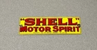 VINTAGE SHELL MOTOR SPIRIT SALES SERVICE PORCELAIN SIGN CAR GAS AUTO OIL