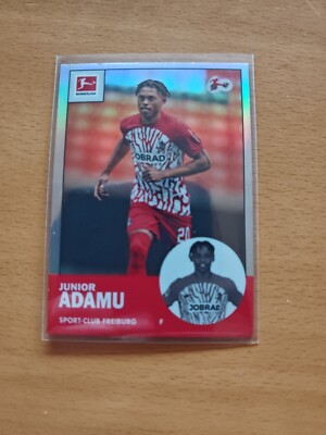 Topps Chrome 23/24 Bundesliga 60 Jahre TAN Junior Adamu SC Freiburg #20