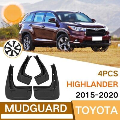 For Toyota Highlander 2015-2020 Mud Flaps Splash Guard Mudguard 4PCS