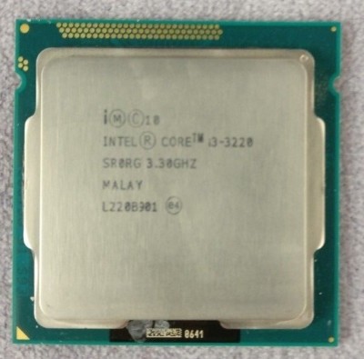 Intel Core i3 3220 CPU Processor | 3.3GHz Dual Core | Socket 1155 LGA1155  SR0RG