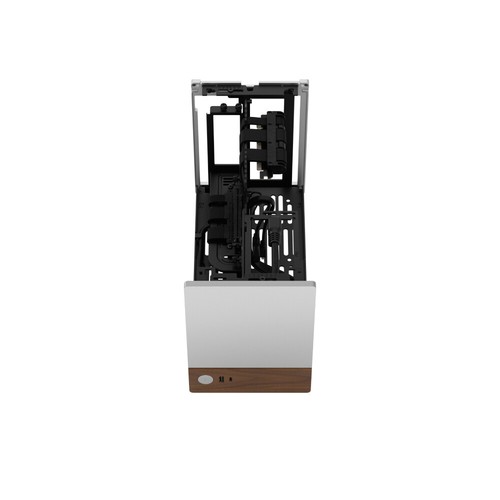 Fractal Design Terra SSF Mini-ITX SFF Aluminium/Walnut Case Anodized Aluminium - Afbeelding 5 van 6
