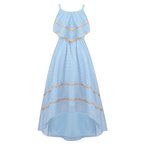 Kids Girls Sundress Pageant Dresses Birthday Gowns Party Dress High Low Outfits - Picture 46 of 48