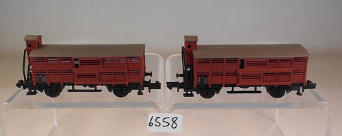 Arnold Spur N 1/160 Konvolut Viehwagen 2-achsig der DB #6558 | Zustand: Gebraucht