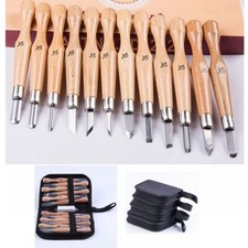 12pcs SK7 Carbon Steel Wood Carving Tool Set Cutter Kit Pro Stronger Sharp New