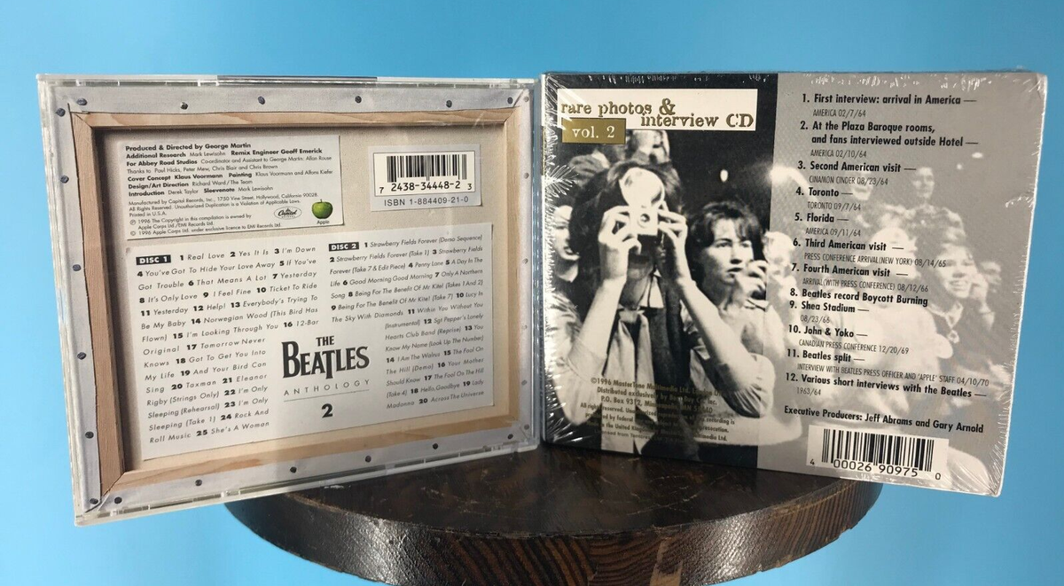 Beatles Anthology2 2-CD Set Beatles Rare Photos Interview CD 