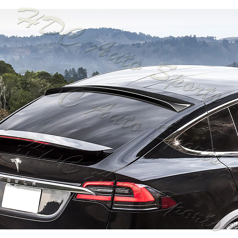 For 20162023 Tesla Model X SUV Carbon Fiber Rear Roof Window Visor