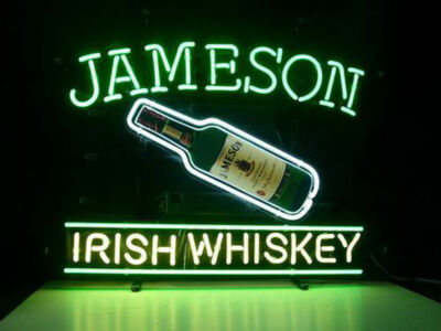 New Jameson Irish Whiskey Bar Neon Light Sign 24''x20''