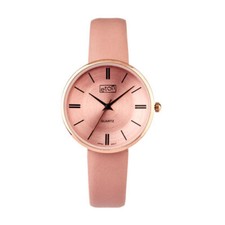 Eton Wrist Watch with Blush PU Strap and Matching Dial