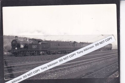 SÜDOSTEN & CHATHAM RLY. - 0-6-4T Lok. NO. 597 @ PURLEY - FOTO #11666