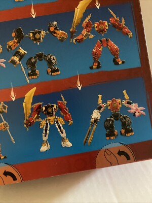 LEGO NINJAGO 71807 Sora's Elemental Tech Mech Suit Wolf Mask