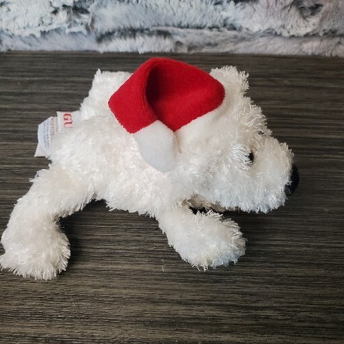 GUND Kringle Jingles Pequeño Navidad Mini Oso Polar Campana Patas Rojo Papá Noel Sombrero - Imagen 4 de 8